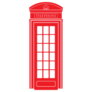 Telephone Booth Wall Quotes™ Wall Art Decal