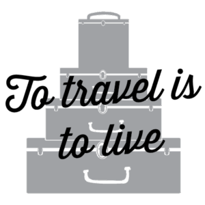 To Travel Is To Live Wall Quotes™ Decal