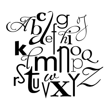 Alphabet Collage Wall Quotes™ Decal