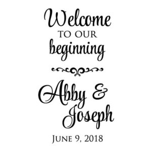 Welcome to Our Beginning Custom Wall Quotes™ Decal
