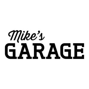 Custom Name Garage Wall Quotes™ Decal